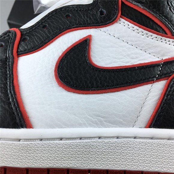 Air Jordan AJ1 High Sports casual shoes（Black White Red） main image 4